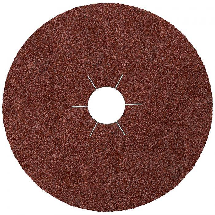 Fiberscheibe FS 764 - Durchmesser 115 mm - Loch 22 mm - Korn 24 - Sternloch - VE 25 Stück - Preis per VE