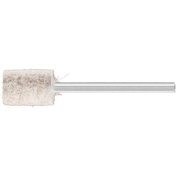 Polier-Stift - PFERD - Filz - Schaft-Ø 3 mm - Maße (D x T) 10 x 15 mm - Bezeichnung FK ZYA 1015/3 MS - Sd x L2 3 x 40 mm - Härtegrad Metalleinlage