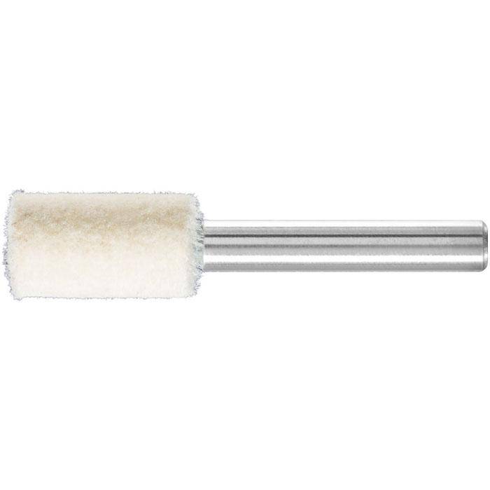 Polier-Stift - PFERD - Filz - Schaft-Ø 6 mm - Maße (D x T) 12 x 20 mm - Bezeichnung FK ZYA 1220/6 H - Härtegrad hart - empf. Drehzahl 7950 - 15900