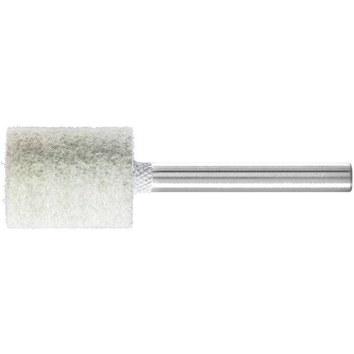 Polierstift - PFERD - Filz - Schaft-Ø 6 mm - Stirnbohrung - Maße (D x T) 20 x 25 mm - Bezeichnung FK ZYA 2025/6 MS ST-BO - Härtegrad Metalleinlage