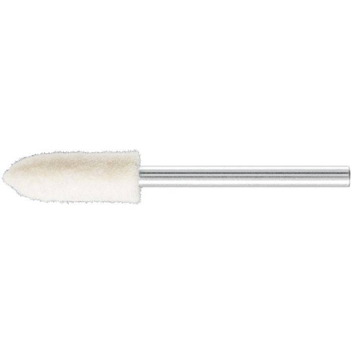 Polier-Stift - PFERD - Schaft-Ø 3 mm - Filz - Bezeichnung FK SPK 0618/3 M - Ausführung mittel - Maße (D x T) 6 x 18 mm - empf. Drehzahl 16000 - 320