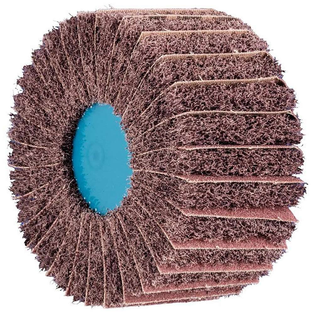 Schleifvlies - PFERD POLINOX® PNZ - mit M14 Gewinde - Bezeichnung PNZ 10050 M14 A 100 - Korngröße 100 - VE 5 Stück - Preis per VE
