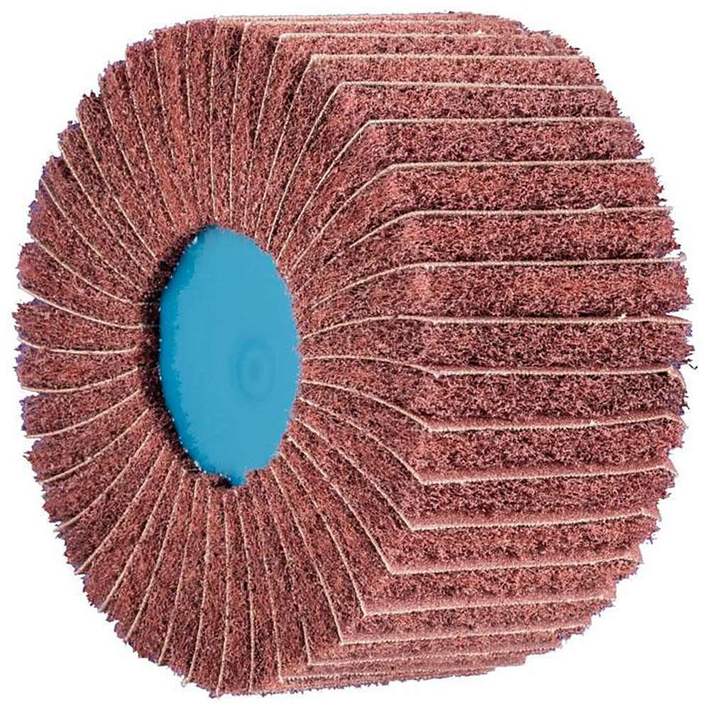 Schleifvlies - PFERD POLINOX® PNZ - mit 5/8-11 Gewinde - Bezeichnung PNZ 10050 5/8-11 A 180 - Korngröße 180 - VE 5 Stück - Preis per VE