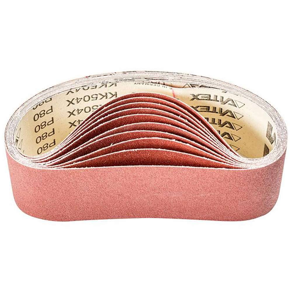 Schleifband - PFERD - Korund A - Korngröße 80 - Maße (T x L) 75 x 533 mm - Bezeichnung BA 75/533 X A 80 - ISO 2976 - VE 10 Stk. - Preis per VE