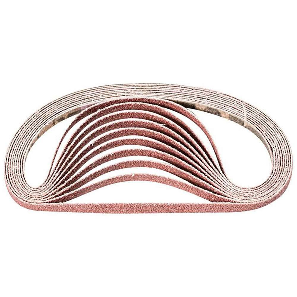 Schleifband - PFERD - Korund A - Korngröße 80 - Maße (T x L) 6 x 305 mm - Bezeichnung BA 6/305 T A 80 - VE 100 Stk. - Preis per VE