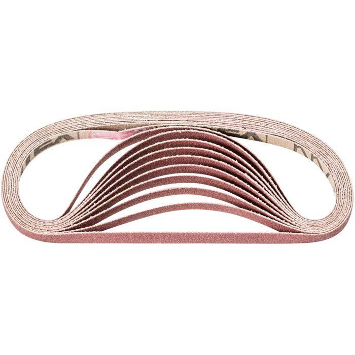 Schleifband - PFERD - Korund A - Korngröße 180 - Maße (T x L) 6 x 305 mm - Bezeichnung BA 6/305 T A 180 - VE 100 Stk. - Preis per VE