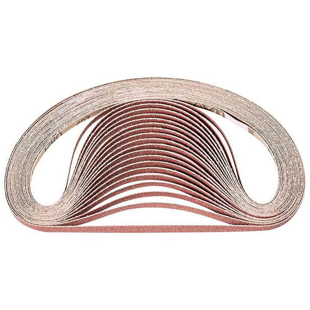 Schleifband - PFERD - Korund A - Korngröße 80 - Maße (T x L) 6 x 520 mm - Bezeichnung BA 6/520 J A 80 - ISO 2976 - VE 100 Stk. - Preis per VE