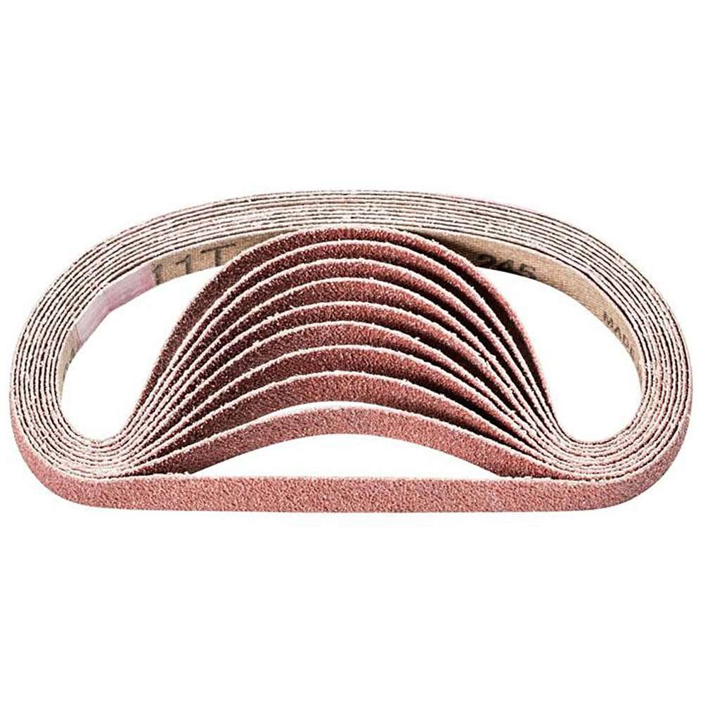 Schleifband - PFERD - Korund A - Korngröße 60 - Maße (T x L) 10 x 330 mm - Bezeichnung BA 10/330 T A 60 - ISO 2976 - VE 100 Stk. - Preis per VE