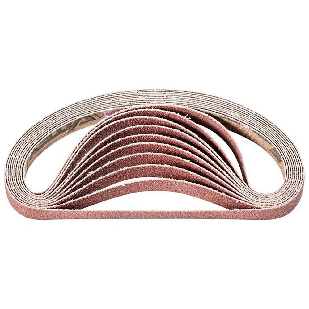 Schleifband - PFERD - Korund A - Korngröße 80 - Maße (T x L) 10 x 330 mm - Bezeichnung BA 10/330 T A 80 - ISO 2976 - VE 100 Stk. - Preis per VE