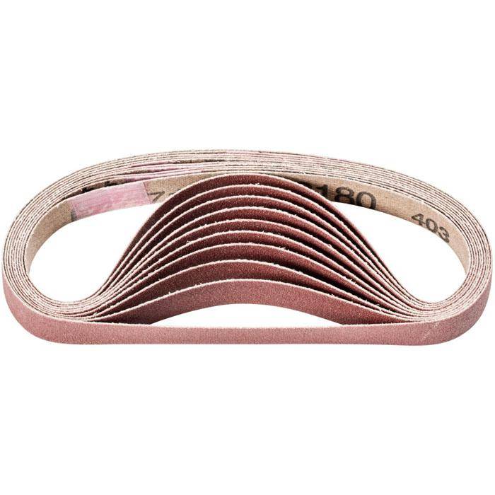 Schleifband - PFERD - Korund A - Korngröße 180 - Maße (T x L) 12 x 305 mm - Bezeichnung BA 12/305 T A 180 - VE 100 Stk. - Preis per VE