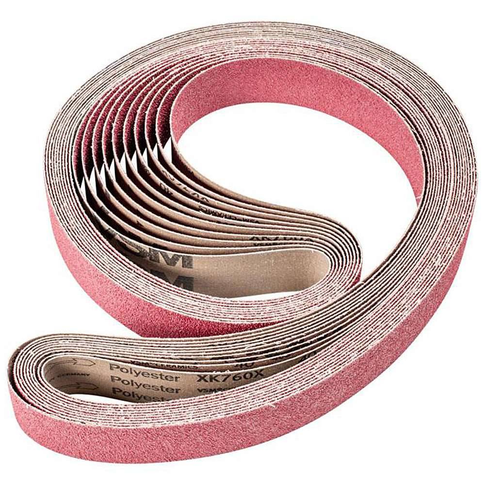 Schleifband - PFERD - Keramikkorn CO - Korngröße 40 - Bezeichnung BA 50/2000 X CO 40 - Maße (T x L) 50 x 2000 mm - VE 10 Stück - Preis per VE