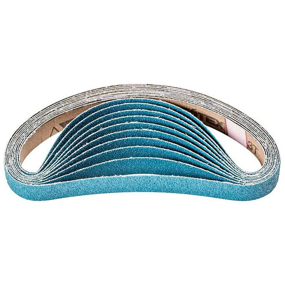 Schleifband - PFERD - Zirkonkorund Z - Korngröße 60 - Bezeichnung BA 20/520 T Z 60 - Maße (T x L) 20 x 520 mm - ISO 2976 - VE 20 Stk. - Preis per