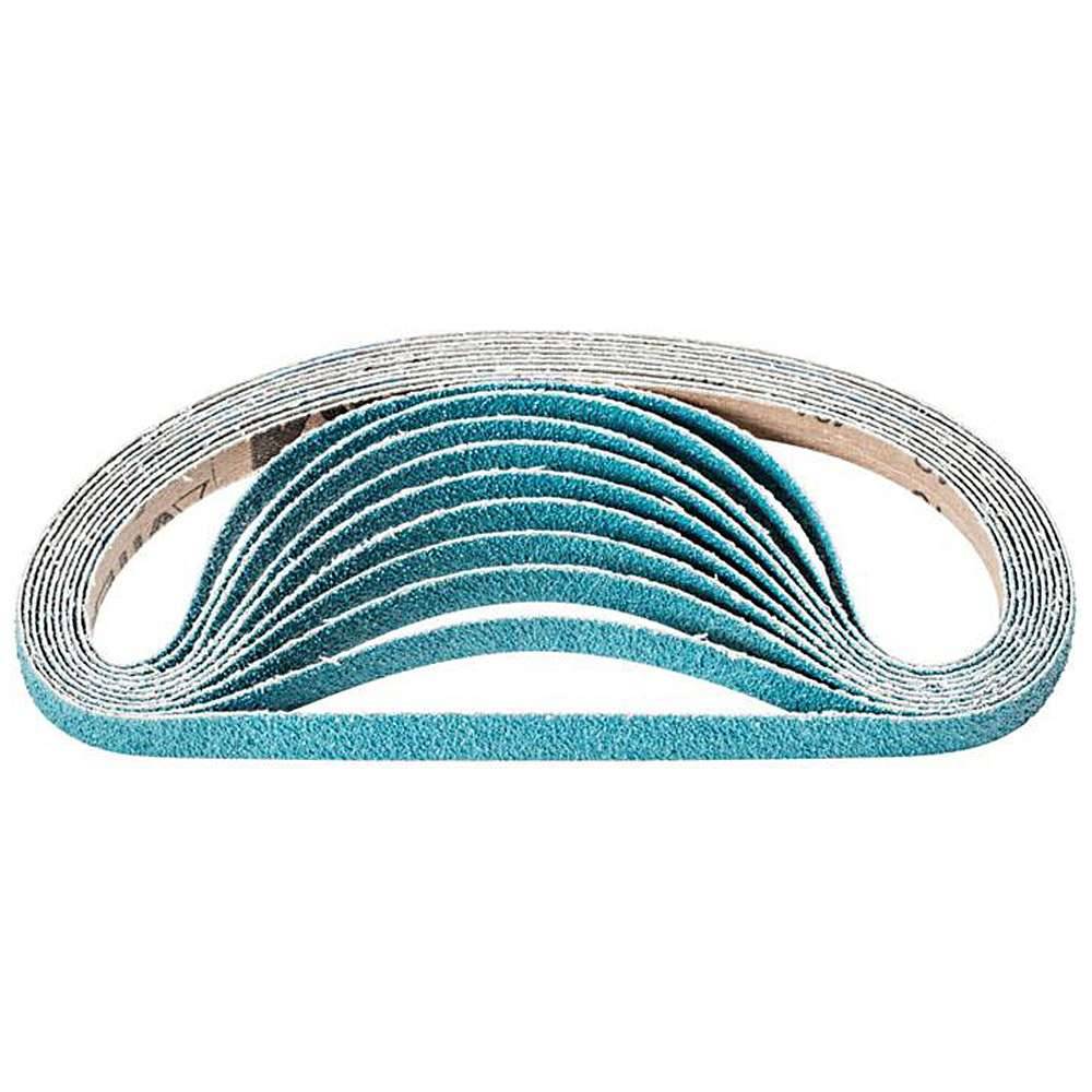 Schleifband - PFERD - Zirkonkorund Z - Korngröße 40 - Bezeichnung BA 12/520 X Z 40 - Maße (T x L) 12 x 520 mm - ISO 2976 - VE 100 Stk. - Preis per
