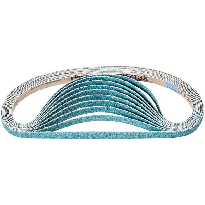 Schleifband - PFERD - Zirkonkorund Z - Korngröße 40 - Bezeichnung BA 12/610 X Z 40 - Maße (T x L) 12 x 610 mm - ISO 2976 - VE 100 Stk. - Preis per