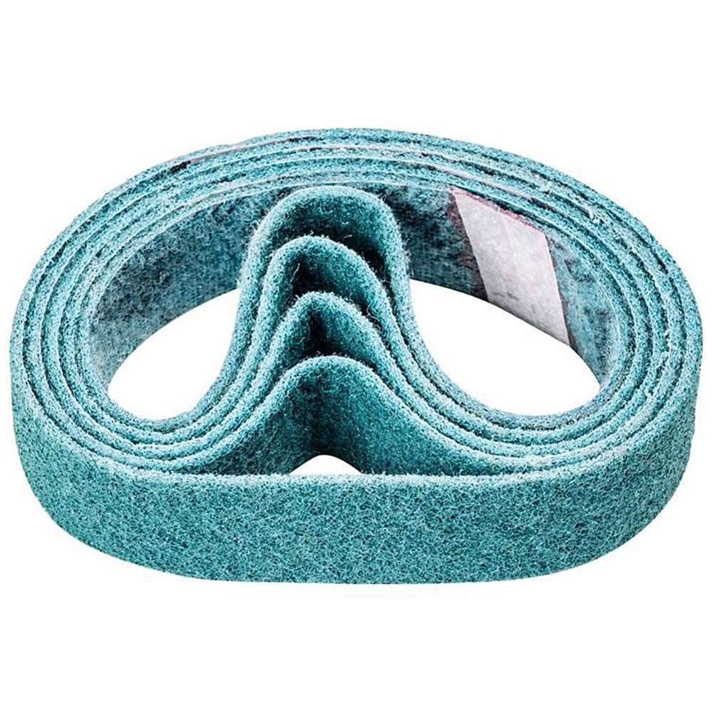 Schleifband - PFERD - Vlies - Korngröße 240 F - Bezeichnung VB 35/450 A 240 F - Maße (T x L) 35 x 450 mm - VE 10 Stk. - Preis per VE