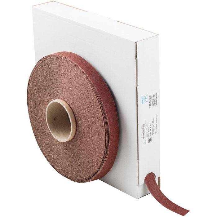 Schleifband - PFERD - Korund A - Korngröße 60 - auf Rolle - Bezeichnung SBR 25 A 60 - Maße (T x L) 25 x 50000 mm