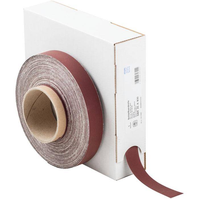 Schleifband - PFERD - Korund A - Korngröße 800 - auf Rolle - Bezeichnung SBR 25 A 800 - Maße (T x L) 25 x 50000 mm