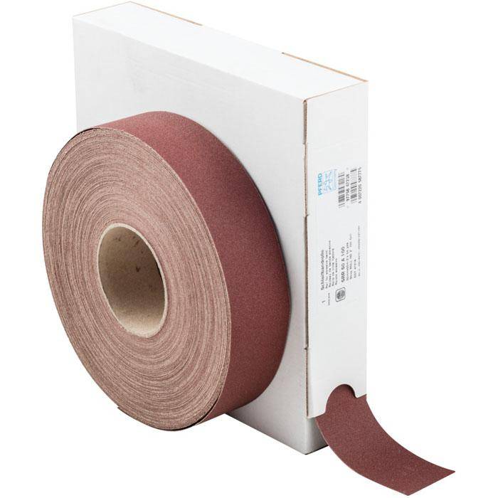 Schleifband - PFERD - Korund A - Korngröße 100 - auf Rolle - Bezeichnung SBR 50 A 100 - Maße (T x L) 50 x 50000 mm
