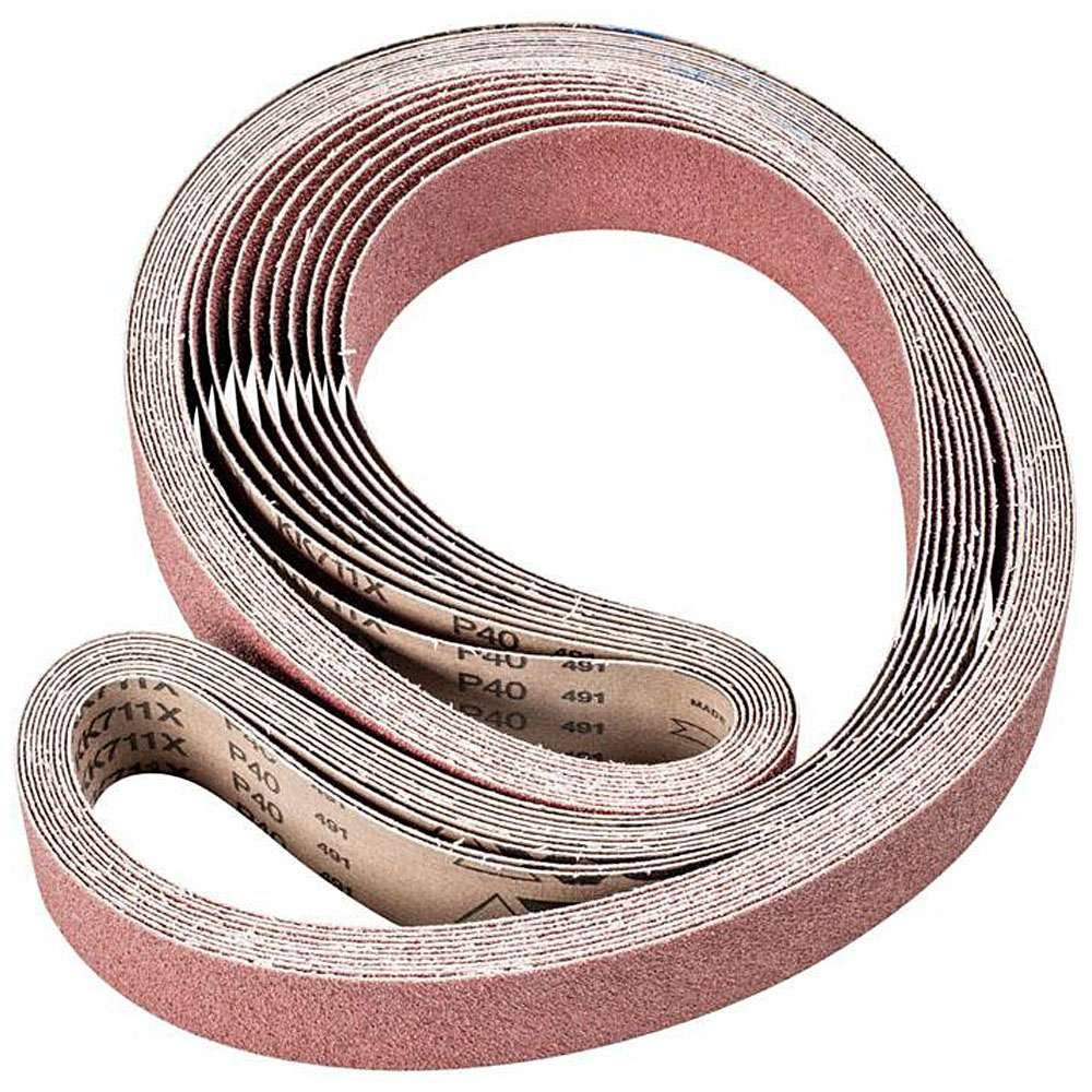 Schleifband - PFERD - Korund A - Korngröße 40 - Bezeichnung BA 50/2000 X A 40 - Maße 50 x 2000 mm - ISO 2976 - VE 10 Stk. - Preis per VE