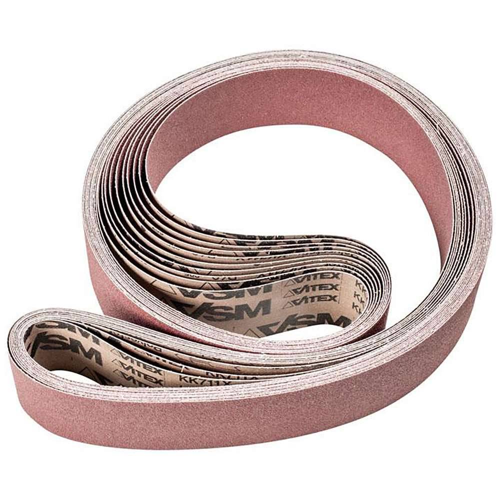 Schleifband - PFERD - Korund A - Korngröße 60 - Bezeichnung BA 75/2500 X A 60 - Maße 75 x 2500 mm - ISO 2976 - VE 10 Stk. - Preis per VE