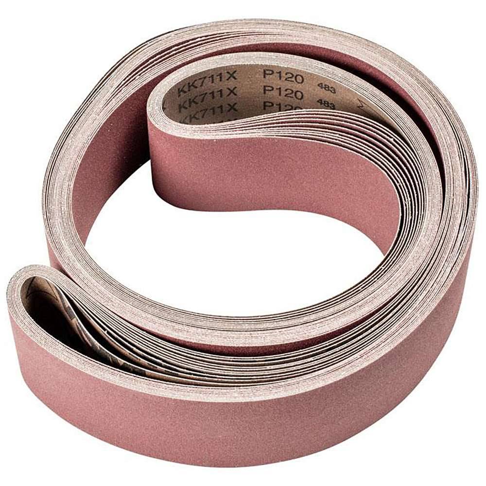 Schleifband - PFERD - Korund A - Korngröße 120 - Bezeichnung BA 75/2500 X A 120 - Maße 75 x 2500 mm - ISO 2976 - VE 10 Stk. - Preis per VE