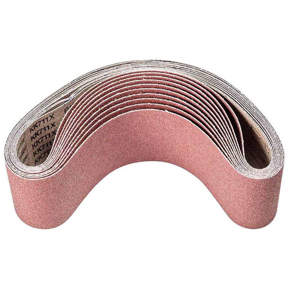 Schleifband - PFERD - Korund A - Korngröße 40 - Bezeichnung BA 100/1000 X A 40 - Maße 100 x 1000 mm - ISO 2976 - VE 10 Stück - Preis per VE