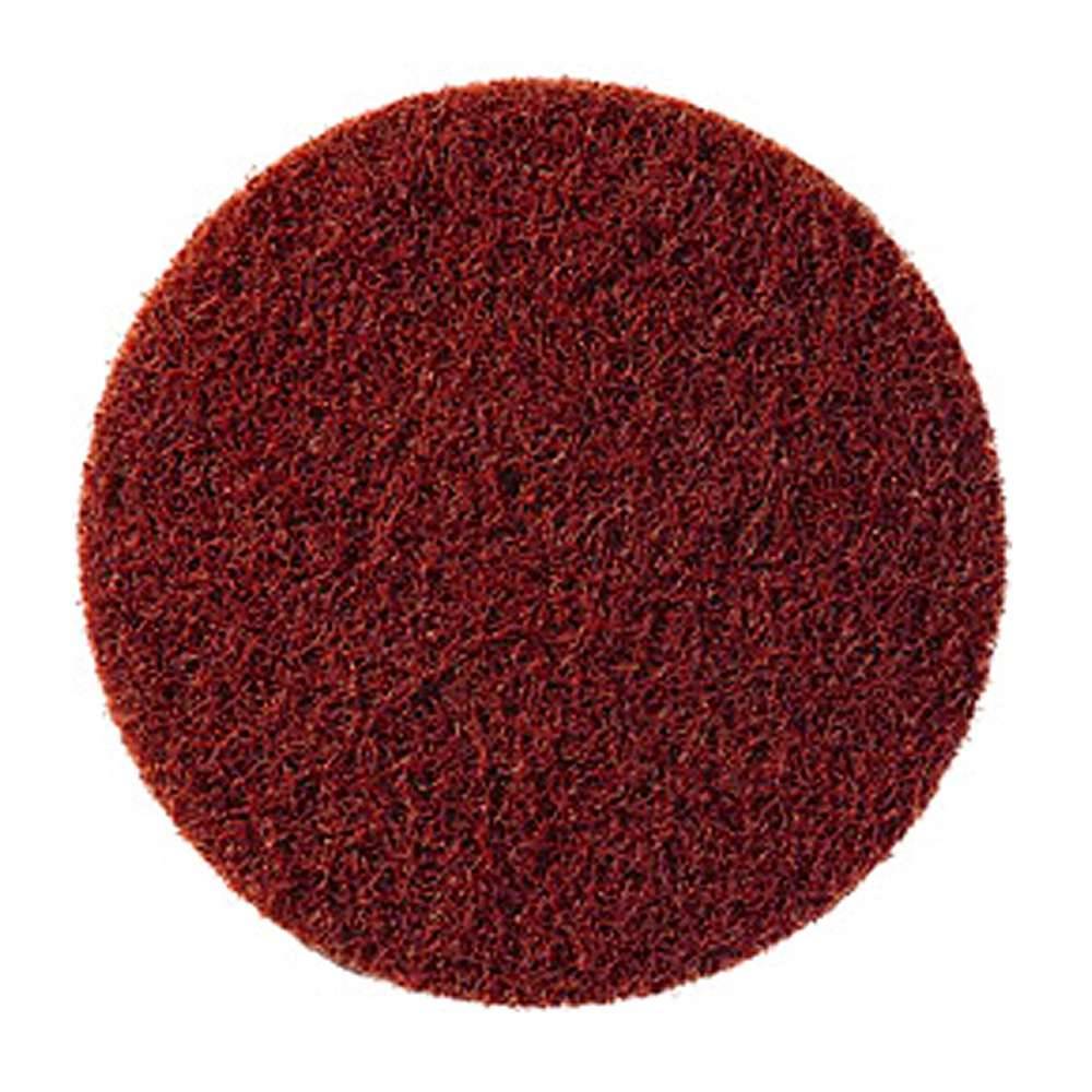 Vliesscheibe - NDS 800 - für Metall - Ø 115 mm - Feinheit: Medium - Rot - 10 Stück - Korund Korn - zum Reinigen, Entgraten & für Schweißnähte