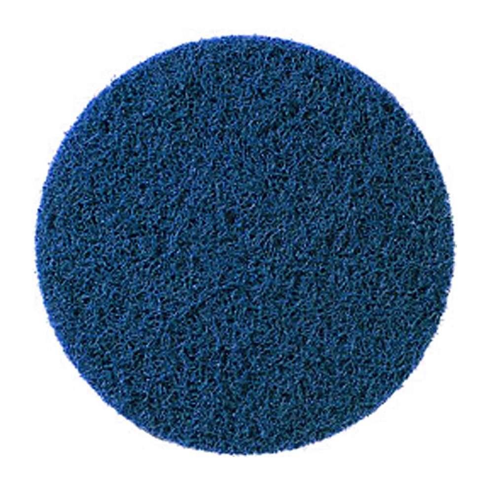 Vliesscheibe - NDS 800 - für Metall - Ø 115 mm - Feinheit: sehr fein - Blau - 10 Stück - Korund Korn - zum Reinigen, Entgraten & für Schweißnäht