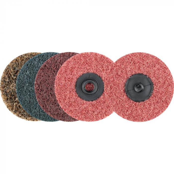 PFERD COMBIDISC-Vliesronde CD VRH 20 A 180 M - Harte Ausführung VRH - Korund A - Korngröße 180 M - Außen-ø 20 mm - VE 50 Stück - Preis per VE