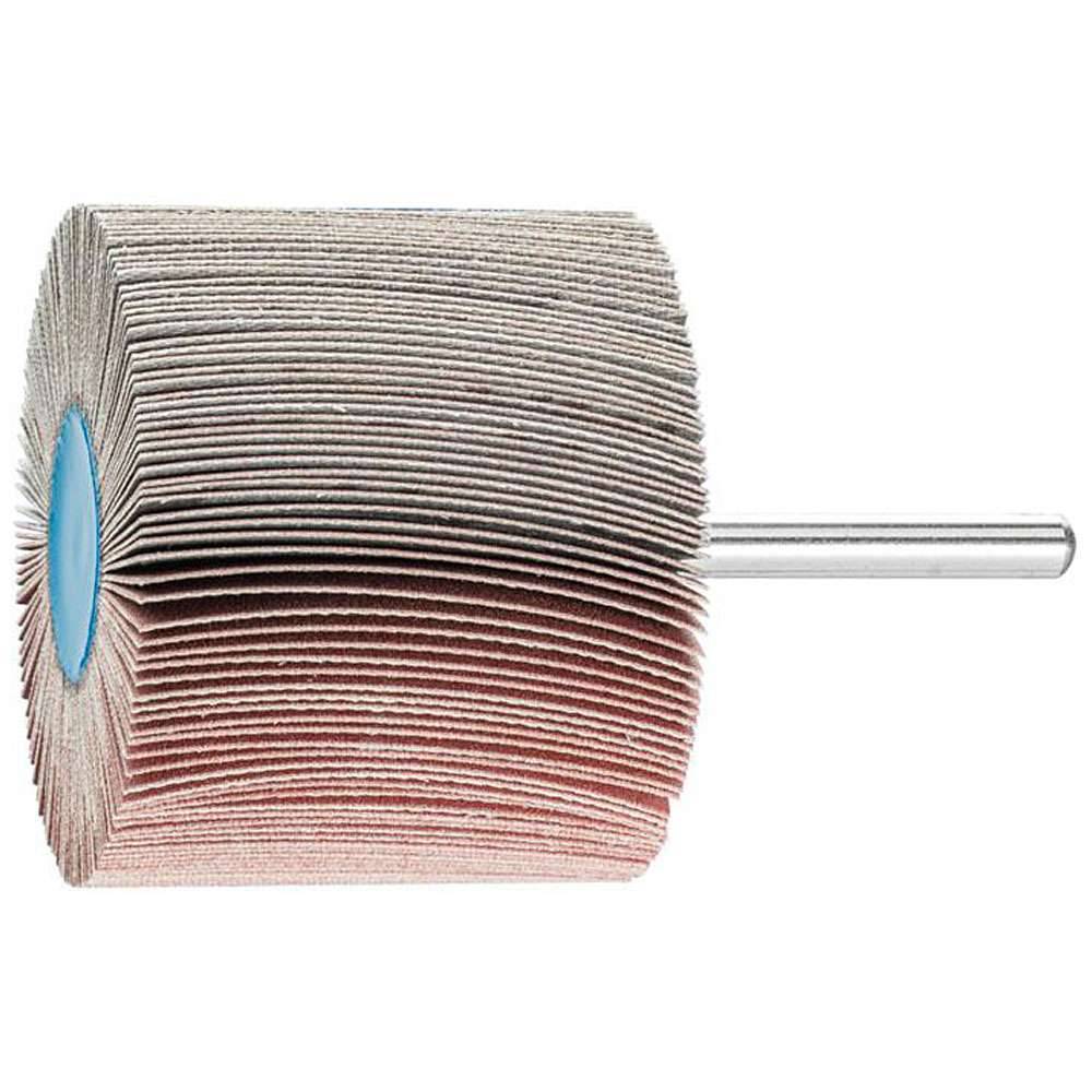 Fächerschleifer - PFERD - Korund A - Schaft-Ø 6 x 40 mm - Korngröße 320 - Bezeichnung F 6050/6 A 320 - Maße (D x T) 60 x 50 mm - VE 10 Stück - P