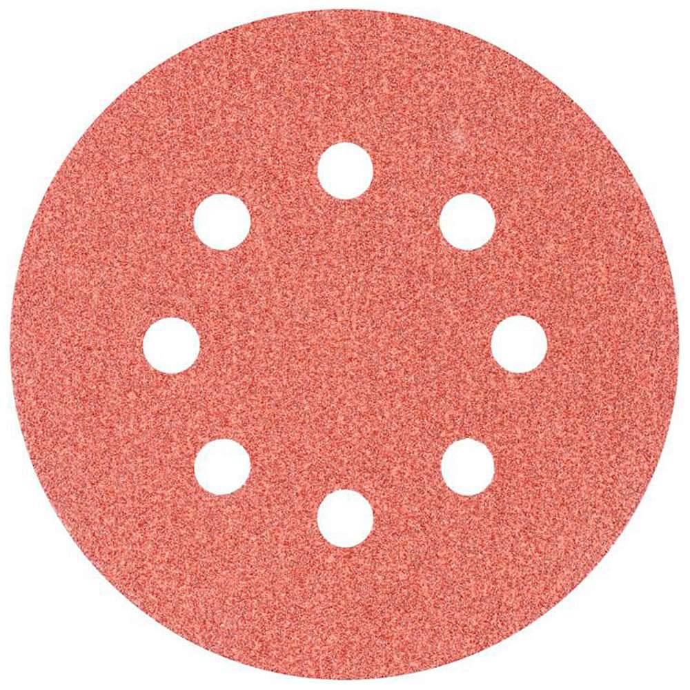 Klettscheibe - PFERD - Korund A - Ø 125 mm - Korngröße 100 - Bezeichnung KSS 125 8 L A 100 - Lochbild 8 L - VE 25 Stück - Preis per VE