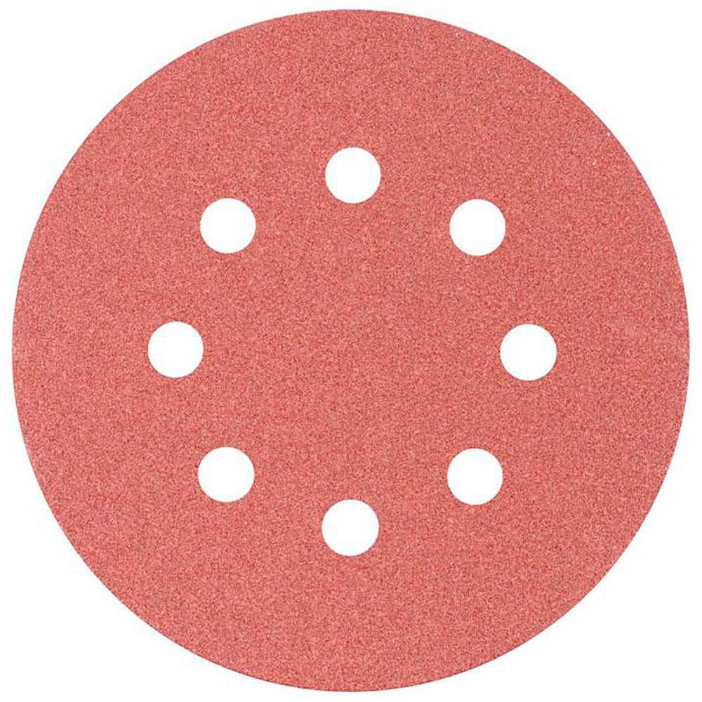 Klettscheibe - PFERD - Korund A - Ø 125 mm - Korngröße 120 - Bezeichnung KSS 125 8 L A 120 - Lochbild 8 L - VE 25 Stück - Preis per VE