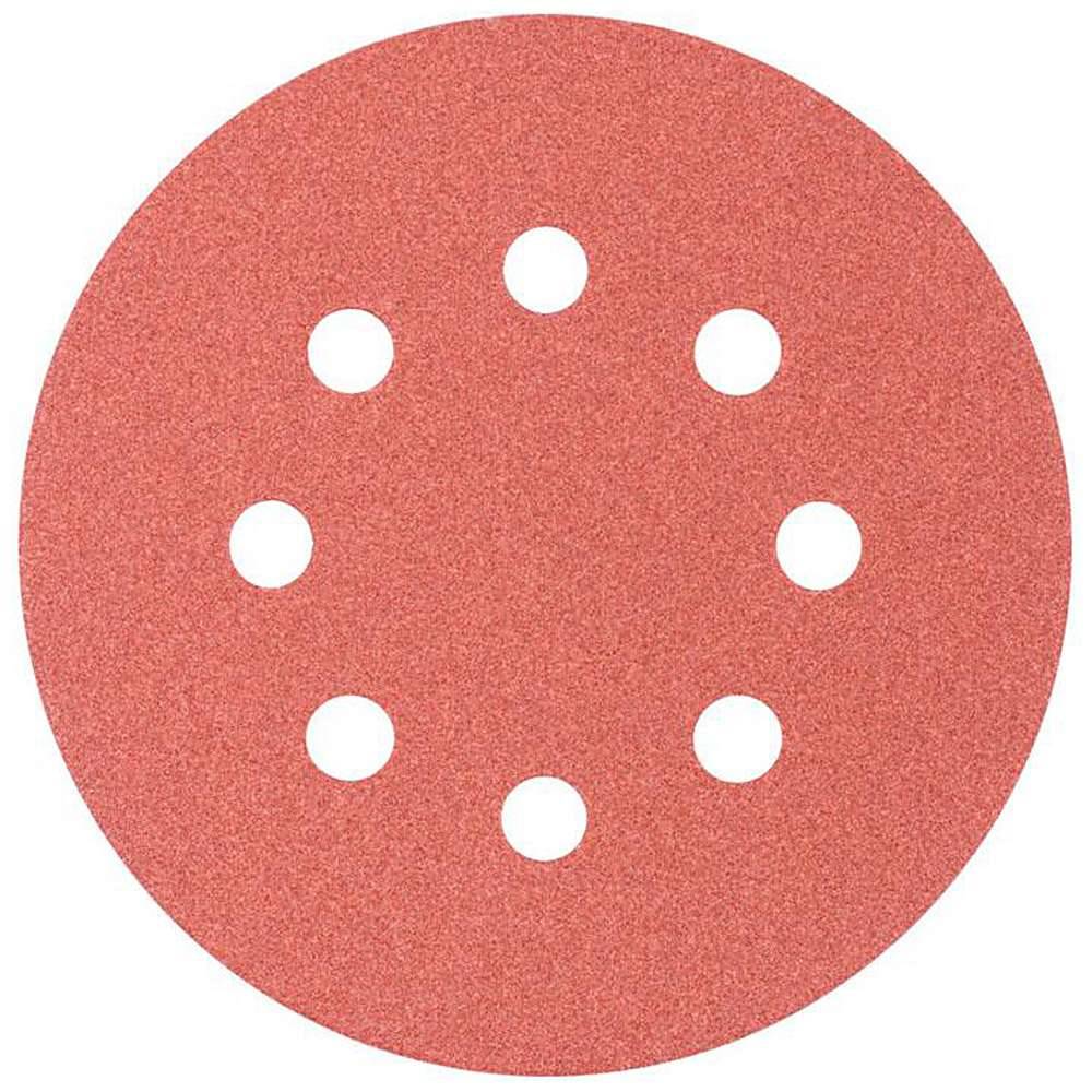 Klettscheibe - PFERD - Korund A - Ø 125 mm - Korngröße 150 - Bezeichnung KSS 125 8 L A 150 - Lochbild 8 L - VE 25 Stück - Preis per VE