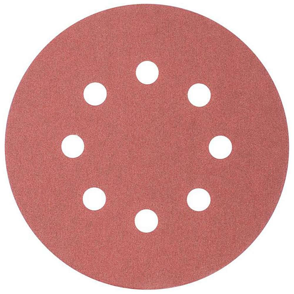 Klettscheibe - PFERD - Korund A - Ø 125 mm - Korngröße 240 - Bezeichnung KSS 125 8 L A 240 - Lochbild 8 L - VE 25 Stück - Preis per VE
