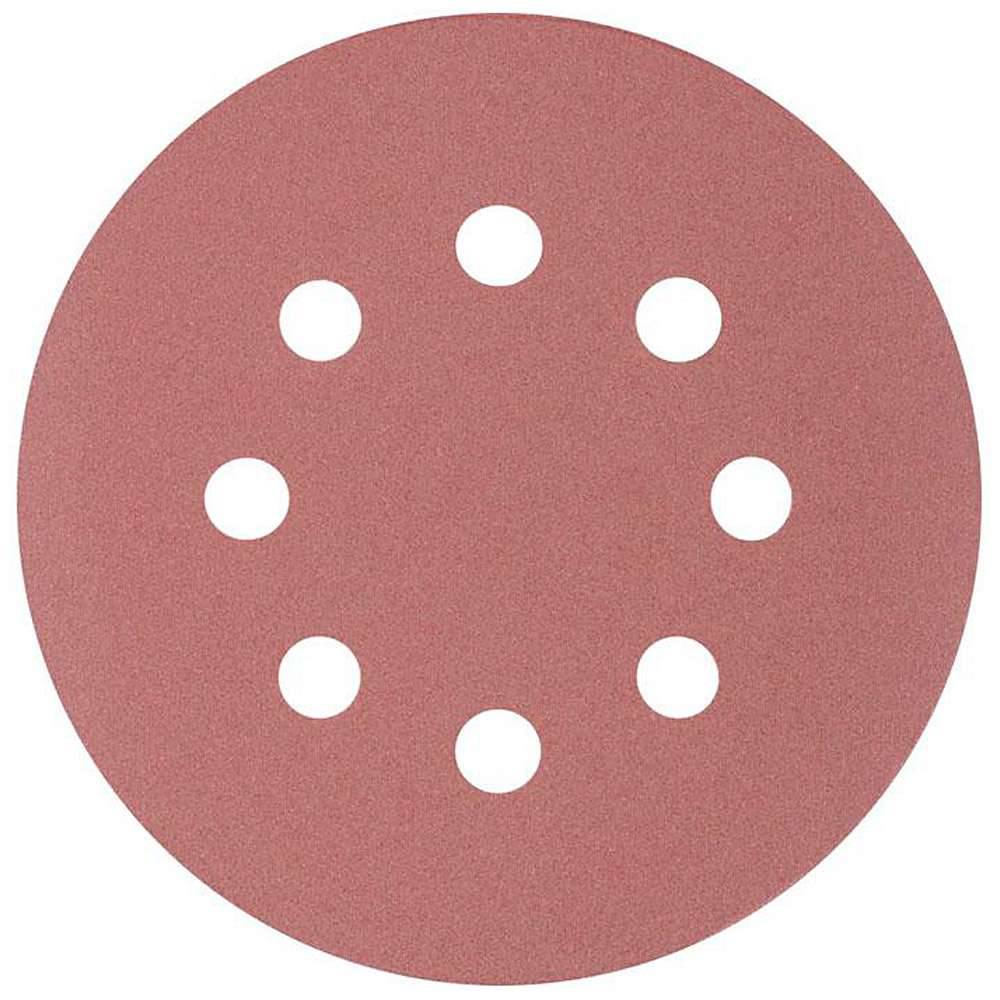 Klettscheibe - PFERD - Korund A - Ø 125 mm - Korngröße 400 - Bezeichnung KSS 125 8 L A 400 - Lochbild 8 L - VE 25 Stück - Preis per VE