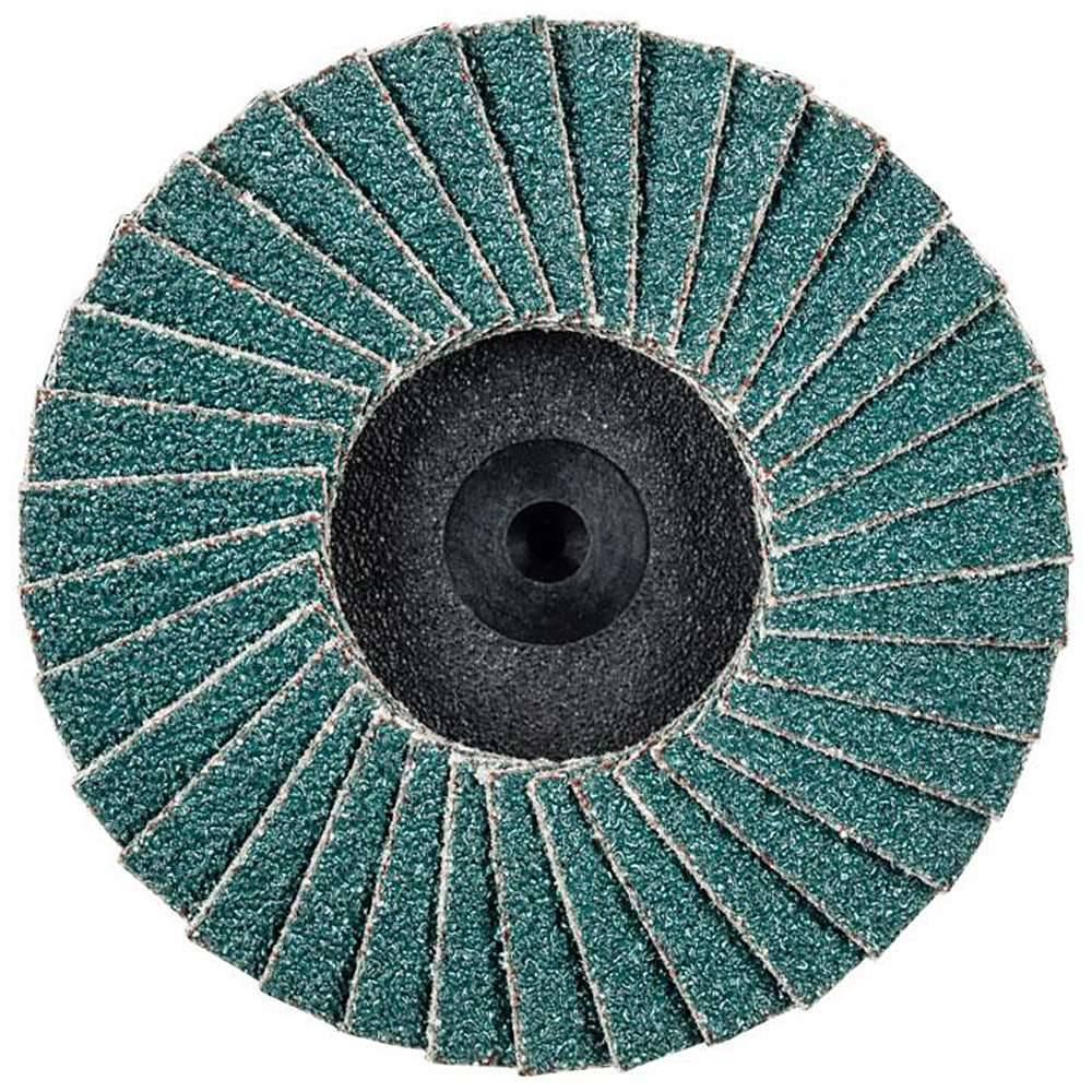 Schleifscheibe - PFERD COMBIDISC®-Mini-POLIFAN® - Aufspannsystem CDR - Bezeichnung CDR PFF 50 Z 60 - Durchmesser 50 mm - Korngröße 60 - empf. Dreh