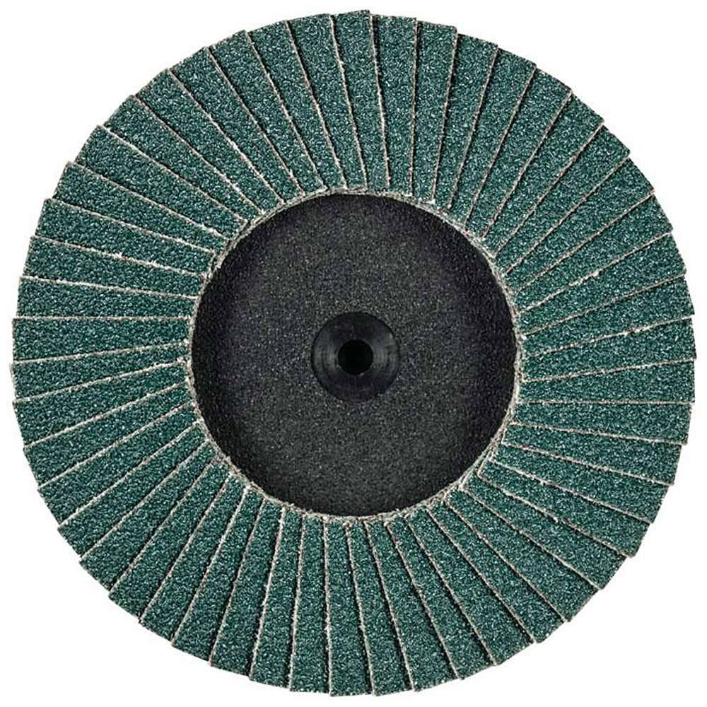 Schleifscheibe - PFERD COMBIDISC®-Mini-POLIFAN® - Aufspannsystem CDR - Bezeichnung CDR PFF 75 Z 60 - Durchmesser 75 mm - Korngröße 60 - empf. Dreh