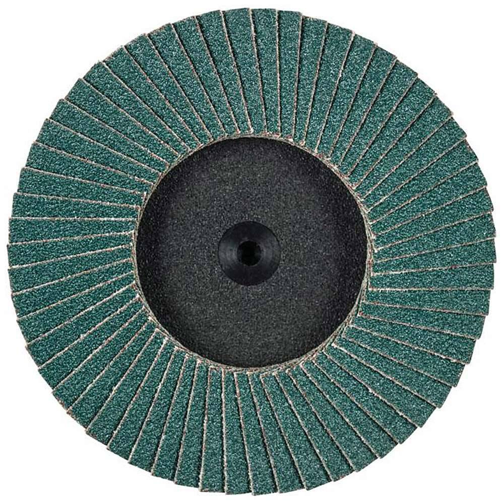 Schleifscheibe - PFERD COMBIDISC®-Mini-POLIFAN® - Aufspannsystem CDR - Bezeichnung CDR PFF 75 Z 80 - Durchmesser 75 mm - Korngröße 80 - empf. Dreh