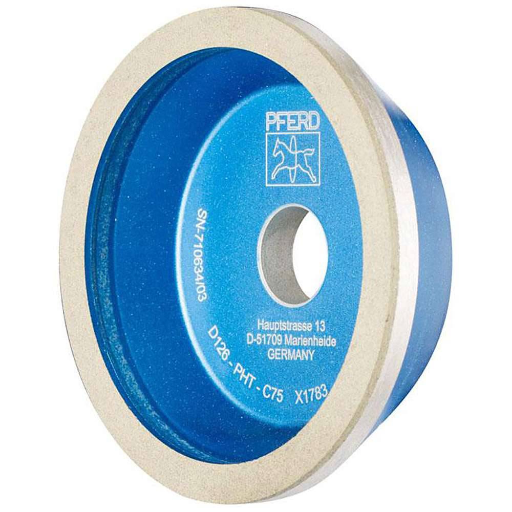 Diamant-Schleifwerkzeug - PFERD 11A2/60° - Korngröße D 126 - Bezeichnung 11A2/60° 100-8-2-20 D 126 PHT C75