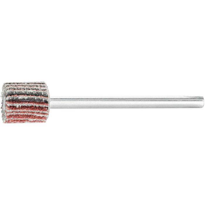 Fächerschleifer - PFERD - Korund A - Maße (D x T) 10 mm - Korngröße 80 - Bezeichnung F 1010/3 A 80 - empf. Drehzahl 38000 min-¹ - max. zul. Drehz