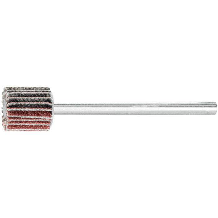 Fächerschleifer - PFERD - Korund A - Maße (D x T) 10 mm - Korngröße 150 - Bezeichnung F 1010/3 A 150 - empf. Drehzahl 38000 min-¹ - max. zul. Dre