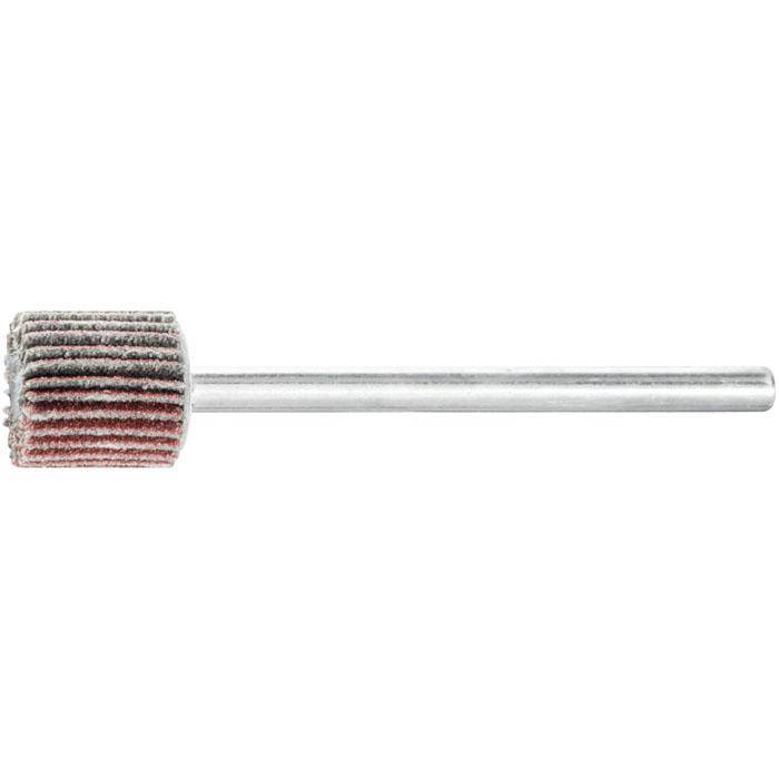 Fächerschleifer - PFERD - Korund A - Maße (D x T) 10 mm - Korngröße 180 - Bezeichnung F 1010/3 A 180 - empf. Drehzahl 38000 min-¹ - max. zul. Dre