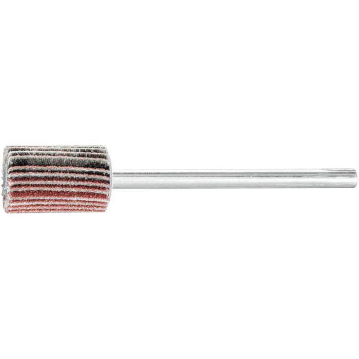 Fächerschleifer - PFERD - Korund A - Maße (D x T) 10 x 15 mm - Korngröße 120 - Bezeichnung F 1015/3 A 120 - empf. Drehzahl 38000 min-¹ - max. zul
