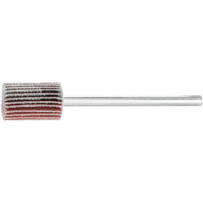 Fächerschleifer - PFERD - Korund A - Maße (D x T) 10 x 15 mm - Korngröße 180 - Bezeichnung F 1015/3 A 180 - empf. Drehzahl 38000 min-¹ - max. zul