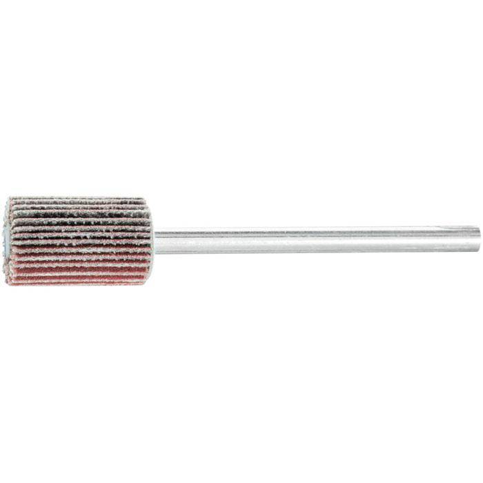 Fächerschleifer - PFERD - Korund A - Maße (D x T) 10 x 15 mm - Korngröße 320 - Bezeichnung F 1015/3 A 320 - empf. Drehzahl 38000 min-¹ - max. zul