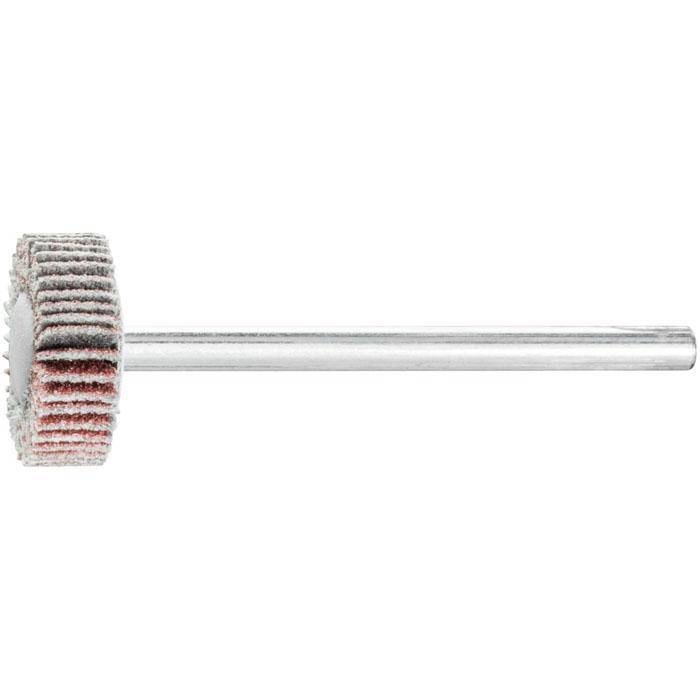Fächerschleifer - PFERD - Korund A - Maße (D x T) 5 mm - Korngröße 120 - Bezeichnung F 1505/3 A 120 - empf. Drehzahl 25000 min-¹ - max. zul. Dreh