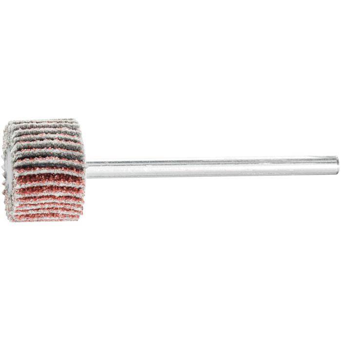 Fächerschleifer - PFERD - Korund A - Maße (D x T) 15 x 10 mm - Korngröße 60 - Bezeichnung F 1510/3 A 60 - empf. Drehzahl 25000 min-¹ - max. zul.