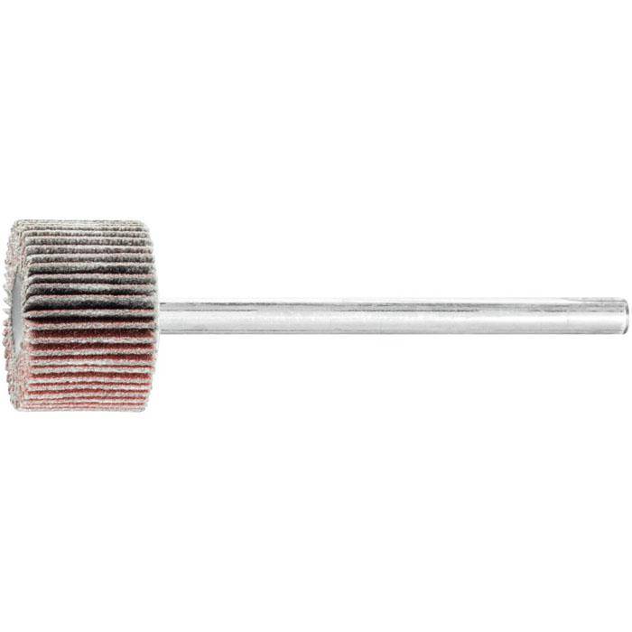 Fächerschleifer - PFERD - Korund A - Maße (D x T) 15 x 10 mm - Korngröße 320 - Bezeichnung F 1510/3 A 320 - empf. Drehzahl 25000 min-¹ - max. zul