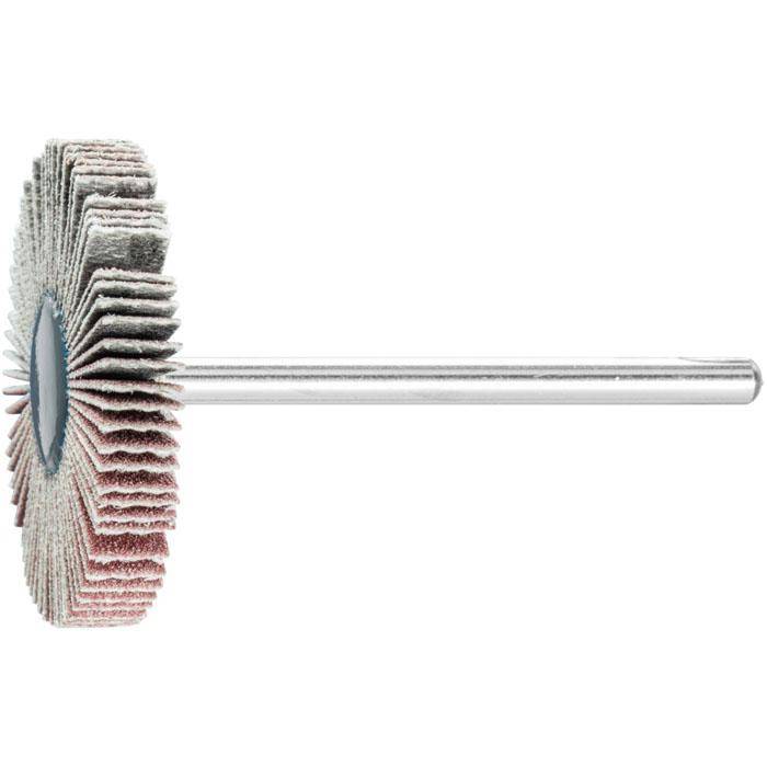 Fächerschleifer - PFERD - Korund A - Maße (D x T) 30 x 5 mm - Korngröße 240 - Bezeichnung F 3005/3 A 240 - empf. Drehzahl 12000 min-¹ - max. zul.