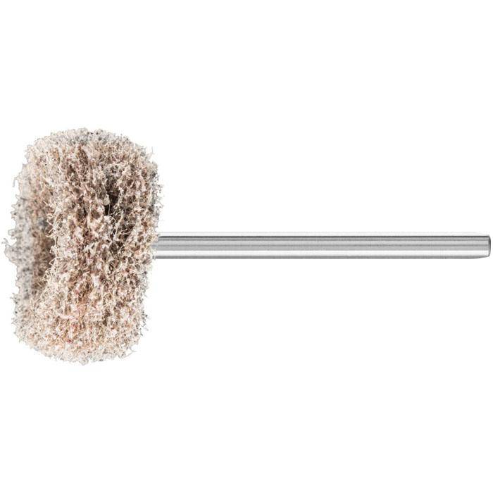 Schleifräder - PFERD POLINOX® - Schaft-Ø 3 mm - zur Konturbearbeitung - Bezeichnung PNR 2513/3 A 100 - Besatzmaße (D x T) 25 x 15 mm - Korngröße